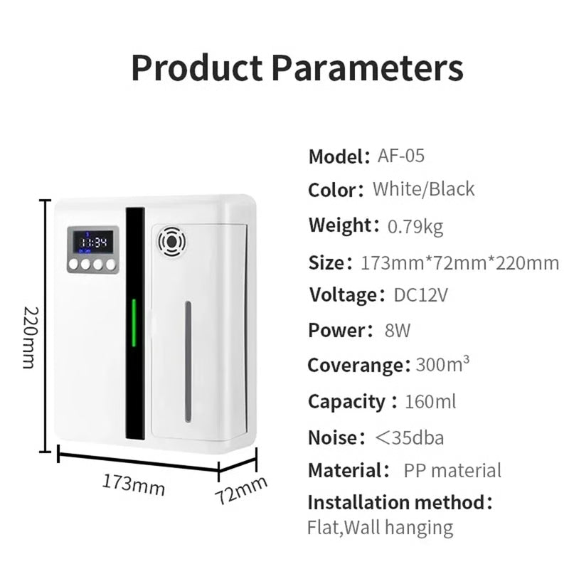 Bluetooth Essential Oil Scent Diffuser, Smart Fragrance Machine for Home & Hotel
